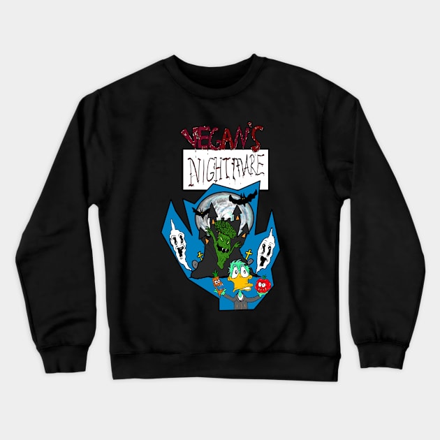 Vegan's nightmare Crewneck Sweatshirt by Jimpalimpa